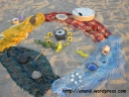 litha, solsticio de verano, altar elemental en la playa, 2013